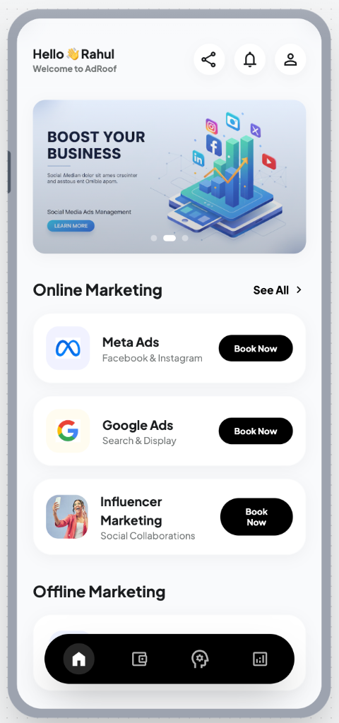 AdRoof Dashboard